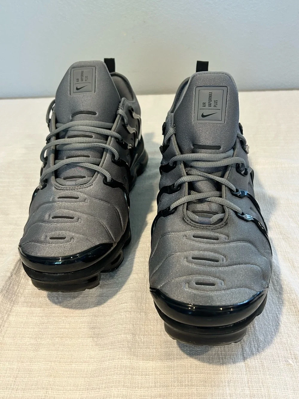 Nike Air VaporMax Plus Cool Grey Black Metallic Men's Size 14 CK0900-001